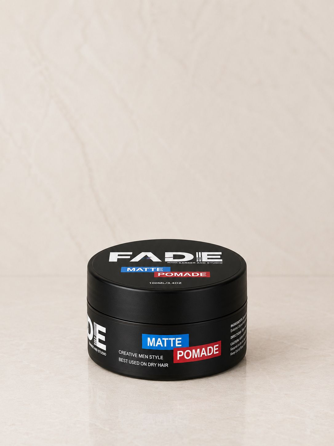 Matte Pomade FADE, vista frontale
